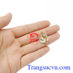 Mặt dây nữ hình xoắn ốc TSVN bảo hành uy tín, giao hàng toàn quốc. 