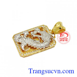 Mặt dây rồng may mắn mang lại vẻ mạnh mẽ, nam tính cho người đeo.