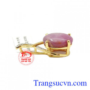Sản phẩm thích hợp làm quà tặng cho người thân và bạn bè,Mặt dây Sapphire sao vàng 10k