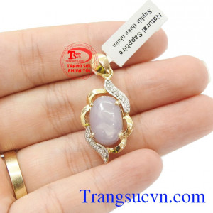 Mặt dây Sapphire vàng 10k