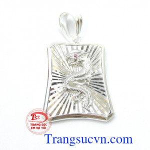 Mặt dây tuổi thìn bạc mặt dây chuyền nam,Mặt dây tuổi thìn bạc, Đẹp, ấn tượng, mạnh mẽ và đầy cá tính,mặt dây chuyền nam chế tác 3d đẹp đẳng cấp thị trường ưa chuộng