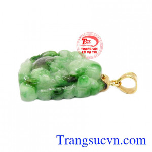 Mặt Di Lặc móc vàng chất lượng.