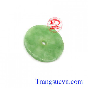 Mặt đồng xu cẩm thạch an nhiên là biểu tượng mang lại may mắn, tài lộc, của cải