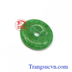 Mặt đồng xu cẩm thạch hạnh phúc là biểu tượng của tài lộc và của cải, đem lại may mắn trong sự nghiệp và cuộc sống cho người đeo
