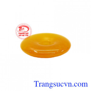 Khách hàng có thể bọc vàng hoặc bạc để mặt dây sẽ bền đẹp hơn,Mặt đồng xu Jadeite mệnh kim