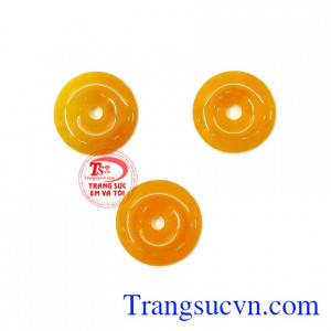 Sản phẩm thích hợp làm quà tặng cho người thân hoặc bạn bè,Mặt đồng xu Jadeite mệnh kim