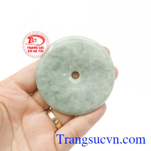 Sản phẩm thích hợp làm quà tặng cho người thân hoặc bạn bè,Mặt đồng xu Jadeite tài lộc