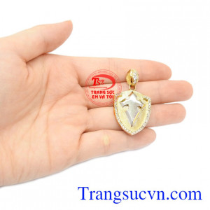 Mặt khiên kiếm vàng nam, bảo hành 6 tháng.