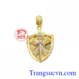 Mặt khiên vàng tây nam giá rẻ là món trang sức nam không thể thiếu của nam. Mặt khiên vàng tây nam giá rẻ