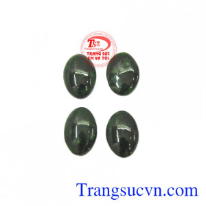 Mặt ngọc cẩm thạch oval chất lượng