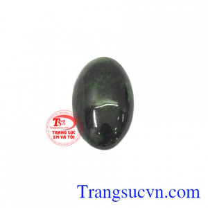Mặt ngọc cẩm thạch oval thiên nhiên có thể được làm mặt dây chuyền,