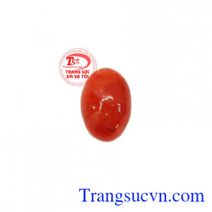 Mặt ngọc Jadeite đỏ cam màu sắc đẹp, chất lượng cao,Mặt ngọc Jadeite đỏ cam