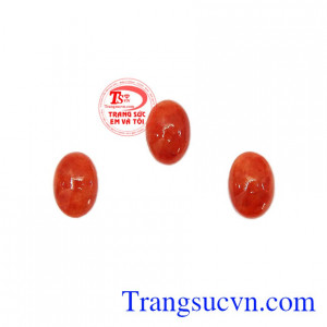 Mặt ngọc Jadeite đỏ cam