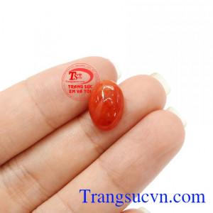Sản phẩm thích hợp làm quà tặng cho người thân hoặc bạn bè,Mặt ngọc Jadeite đỏ cam