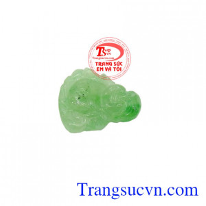 Mặt ngọc jadeite Phật Di Lặc đẹp