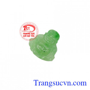 Mặt ngọc jadeite Phật Di Lặc đẹp niềm vui, niềm hạnh phúc và sự giàu sang cũng như sức khỏe