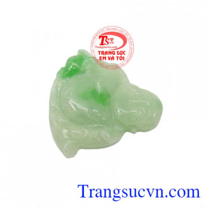 Mặt ngọc jadeite Phật Di Lặc Tài Lộc có giấy kiểm định, giao hàng nhanh trên toàn quốc