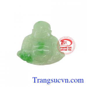 Mặt ngọc jadeite Phật Di Lặc Tài Lộc mang một nguồn năng lượng dồi dào và may mắn