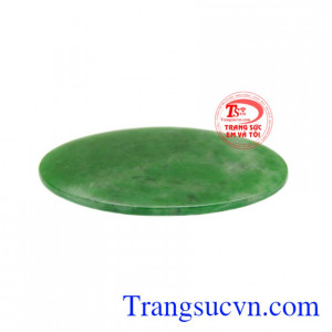 Mặt ngọc Jadeite thịnh vượng có giấy kiểm định.