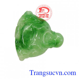 Mặt ngọc Phật Di Lặc Hoan Hỉ có giấy kiểm định đá tự nhiên, giao hàng nhanh trên toàn quốc