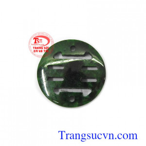 Mặt ngọc phỉ thúy hưng thịnh bền đẹp, chất lượng, phù hợp làm mặt dây chuyền đeo sang trọng, thời trang, đẳng cấp