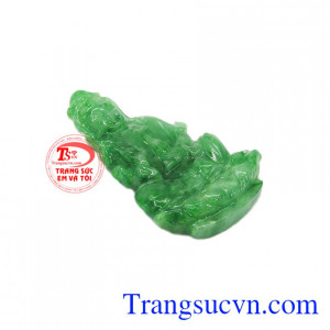 Mặt phật ngọc cẩm thạch có thể bọc vàng hoặc bạc để làm mặt dây đeo,Mặt phật bà Jadeite an lành