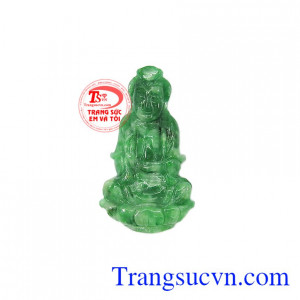Mặt phật bà Jadeite an yên là sản phẩm được chế tác từ ngọc cẩm thạch thiên nhiên,Mặt phật bà Jadeite an yên