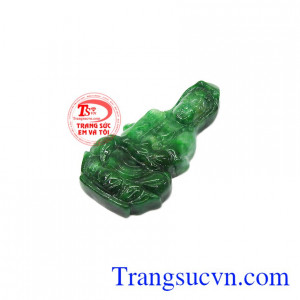 Mặt phật bà Jadeite bình an phù hợp với nhiều mệnh, có thể dùng cho nhiều độ tuổi khác nhau,Mặt phật bà Jadeite bình an