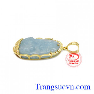 Sản phẩm có giấy kiểm định đá quý uy tín. Mặt Phật bản mệnh tuổi Thìn-Tỵ 