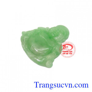 Mặt phật di lặc cẩm thạch cát tường có giấy kiểm định uy tín.