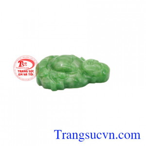 Mặt phật di lặc cẩm thạch phát lộc có giấy kiểm định uy tín.