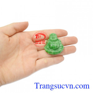 Mặt phật di lặc cẩm thạch phát lộc.