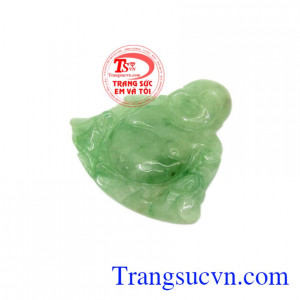 Mặt phật di lặc cẩm thạch thành công được dùng để chế tác làm mặt dây bọc vàng, mặt dây bọc bạc hợp thời trang, phong cách