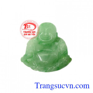 Mặt phật di lặc cẩm thạch tiền tài được coi là vật hộ thân mang lại may mắn, thành công trong công việc và sự nghiệp