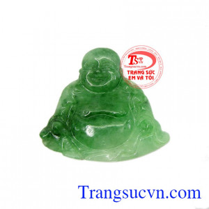 Mặt phật di lặc cẩm thạch vui vẻ được chế tác từ ngọc cẩm thạch thiên nhiên chất lượng cao