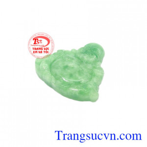 Mặt phật di lặc Jadeite bình an là biểu tượng cho sức khỏe và trường thọ, công danh sự nghiệp,Mặt phật di lặc Jadeite bình an