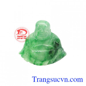 Mặt phật di lặc Jadeite phúc lộc là sản phẩm được chế tác đẹp, có giấy kiểm định đá tự nhiên,Mặt phật di lặc Jadeite phúc lộc