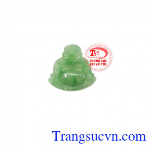 Mặt phật di lặc nhỏ xinh cẩm thạch là sản phẩm được chạm khắc tinh tế, tỉ mỉ.