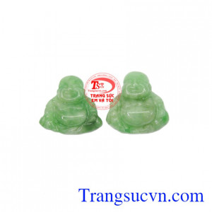 Mặt phật di lặc phát lộc cẩm thạch.