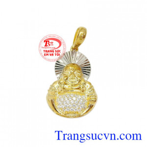 Mặt phật di lặc vàng