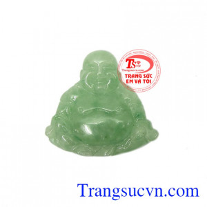 Mặt phật di lặc viên mãn được chế tác từ ngọc cẩm thạch thiên nhiên chất lượng cao