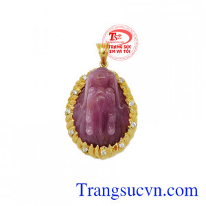 Mặt tuổi thìn rồng ruby hộ mệnh dành cho nam.