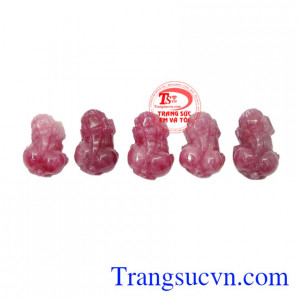 Mặt tỳ hưu ruby đẹp.