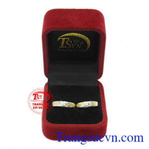 Nhẫn cưới vàng 14k giá rẻ