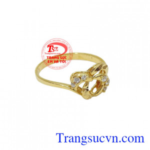Nhẫn thời trang nữ giá rẻ uy tín chất lượng, nhẫn Đôi tim bồ câu nhẫn nữ, bảo hành 6 tháng giao toàn quốc, thanh toán an toàn