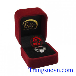 Nhẫn nữ vàng trắng