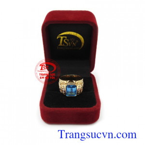 Nhẫn nam Topaz thương hiệu uy tín, chất lượng, giao hàng nhanh trên toàn quốc Nhẫn nam Topaz mạnh mẽ
