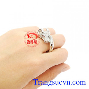 Quà tặng ý nghĩa dành cho người thân của bạn. Nhẫn nam tuổi sửu vàng trắng