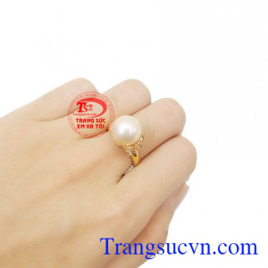 Nhẫn nữ vàng tây dành cho phái đẹp, đeo hợp thời trang và quý phái