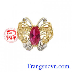 Nhẫn nữ hình con bướm xinh xắn, sản phẩm đẹp được các bạn nữ yêu thích